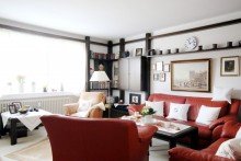 Wohnzimmer Sehr gepflegte 3 Zimmer Wohnung mit Balkon im Heidberg