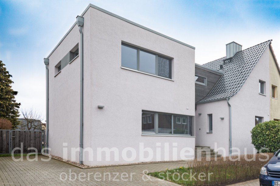 Au�enansicht Doppelhaush�lfte Kubus Braunschweig Lehndorf Doppelhaush�lfte Braunschweig / Lehndorf