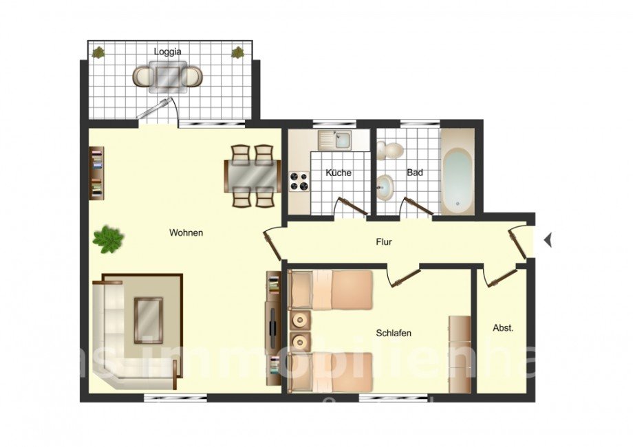 Grundriss Etagenwohnung Braunschweig
