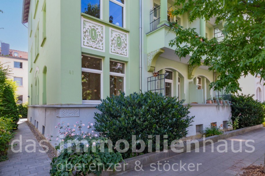 Stra�enansicht - Wohnung �stliches Ringgebiet Hochparterre Erdgeschosswohnung Braunschweig