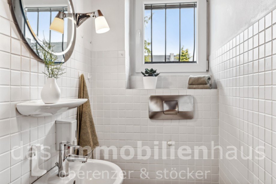 G�ste-WC - Einfamilienhaus Kettenhaus Braunschweig Volkmarode Doppelhaush�lfte Braunschweig