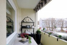 Balkon Sehr gepflegte 3 Zimmer Wohnung mit Balkon im Heidberg
