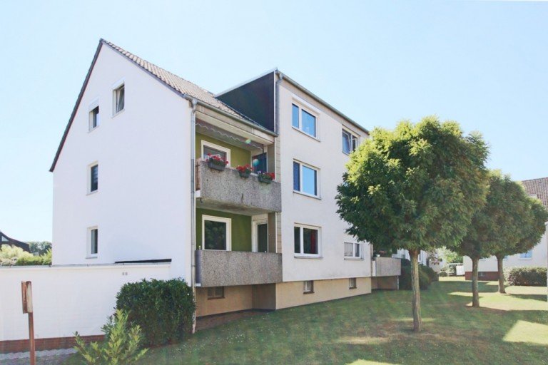 R�ckansicht Braunschweig Dachgeschosswohnung 3 Zimmer Dachgeschosswohnung in Bienrode als Kapitalanlage