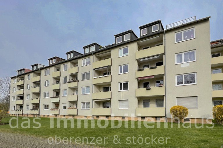Au�enansicht - Eigentumswohnung mit Balkon in Braunschweig Heidberg Braunschweig - Heidberg Etagenwohnung F�r Kapitalanleger: Sch�n geschnittene 2-Zimmer-Wohnung in Heidberg
