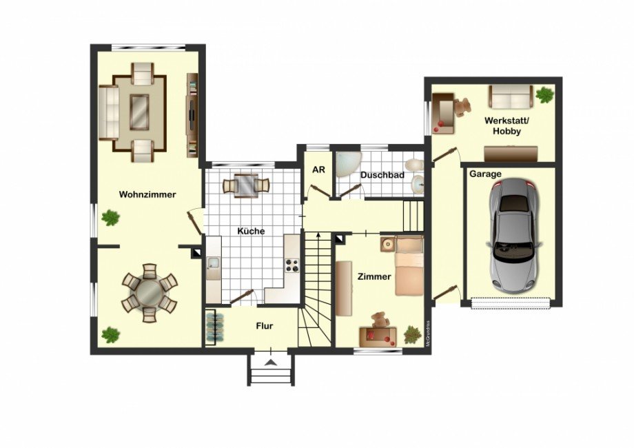 Erdgeschoss Haus Wolfenb�ttel