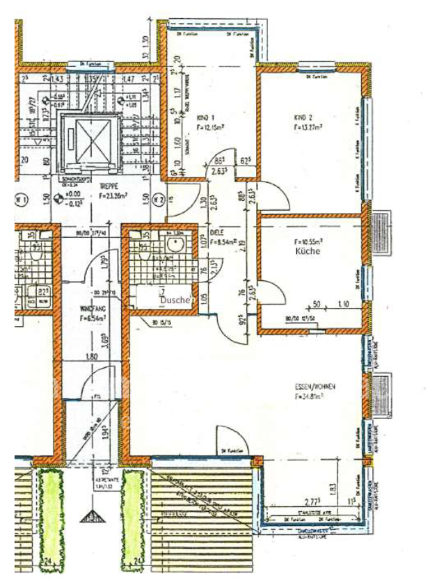 Grundriss Erdgeschosswohnung Braunschweig