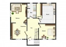 Grundriss EG gro�es Einfamilienhaus Braunschweig Bevenrode Gro�es Haus mit viel Platz und sch�nem Garten in Bevenrode