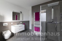 Badezimmer - Wohnung in Braunschweig Nordstadt Neubau Einziehen und  Loswohnen  im Neubau von 2016: 
Modernes Wohnen auf 4 Zimmern im N�rdl. Ringgebiet