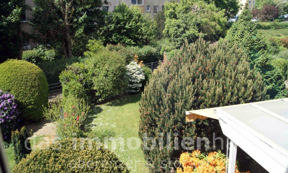 Gartenblick aus OG Reihenhaus Braunschweig
