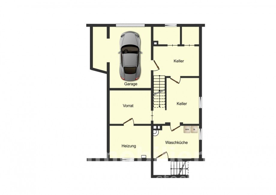 Grundriss Kellergeschoss Einfamilienhaus Cremlingen / Schandelah