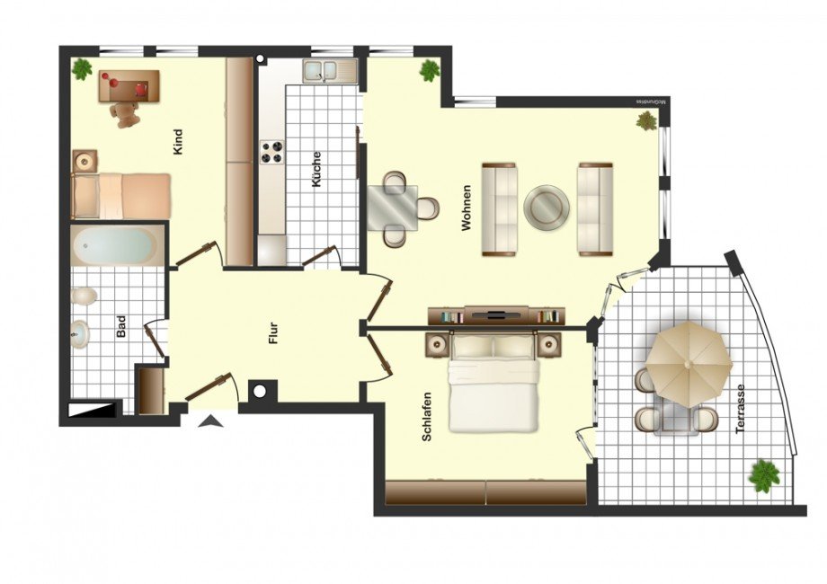 Grundriss Etagenwohnung Wolfenb�ttel
