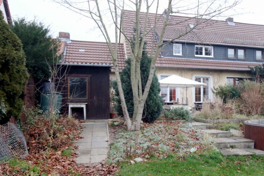 Gartenansicht Doppelhaush�lfte Wolfenb�ttel