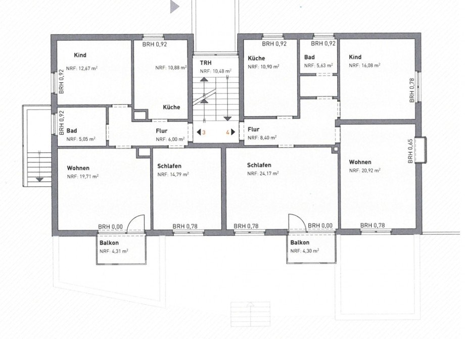 Grdr OG Mehrfamilienhaus Braunschweig Weststadt Haus Braunschweig