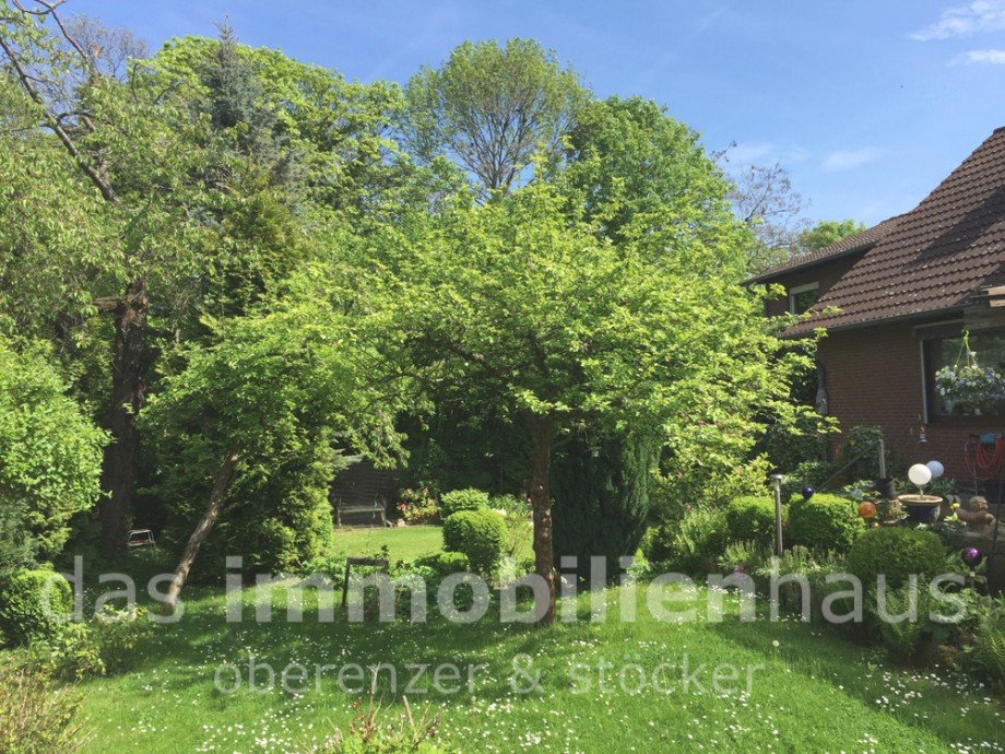 Garten der Doopelhaush�lfte in Stadlage von Wolfenb�ttel Doppelhaush�lfte Wolfenb�ttel