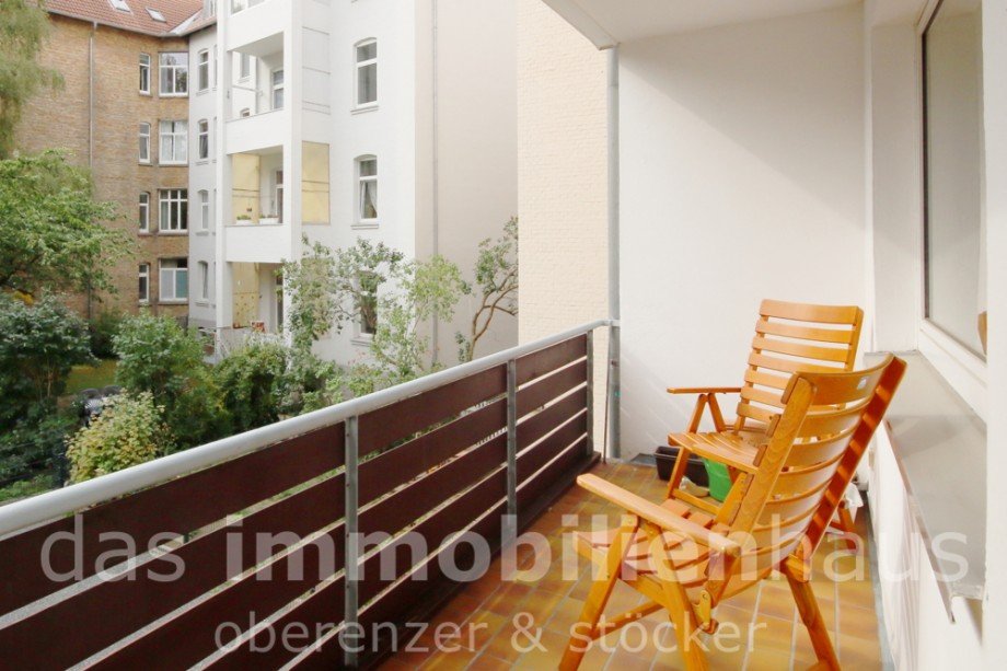 Loggia Eigentumswohnung im �stlichen Ringgebiet Braunschweig Etagenwohnung Braunschweig