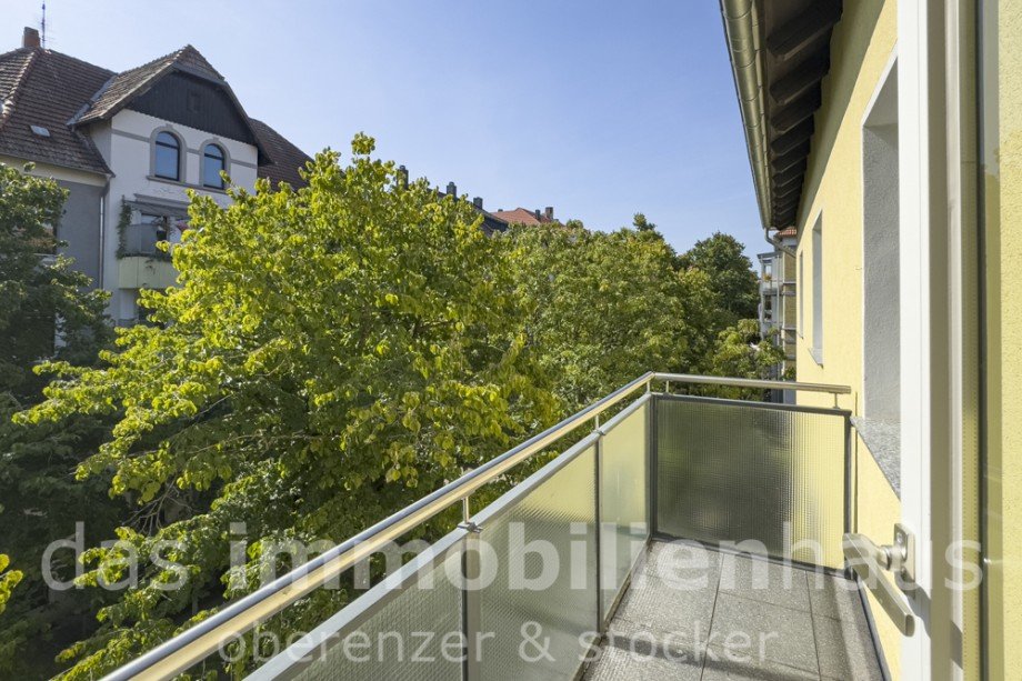 2. Balkon Ausblick - Wohnung �stliches Ringgebiet Braunschweig Etagenwohnung Braunschweig