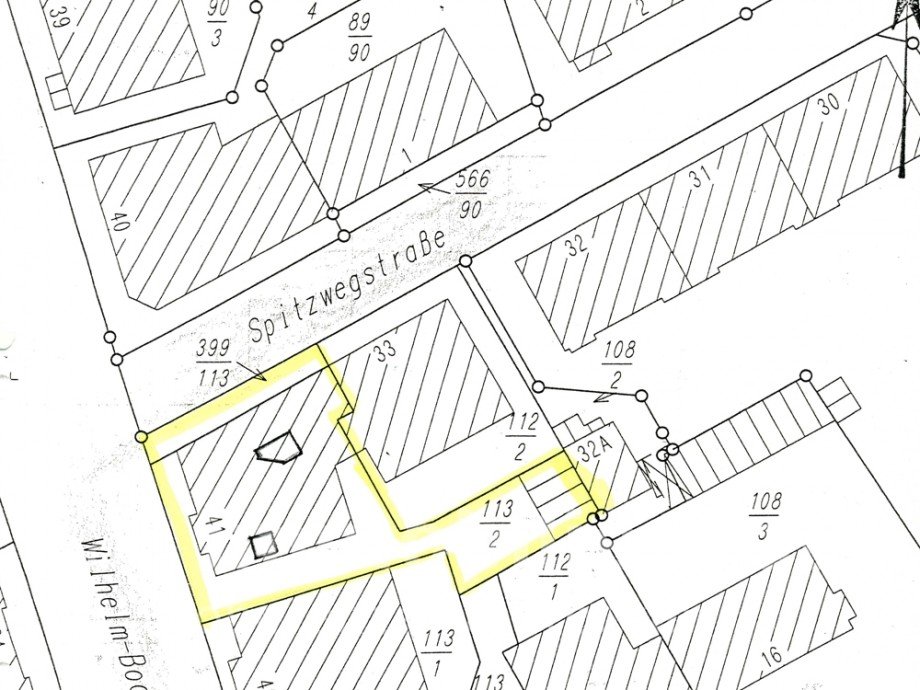 Lageplan Wohn- / Gesch�ftshaus Braunschweig