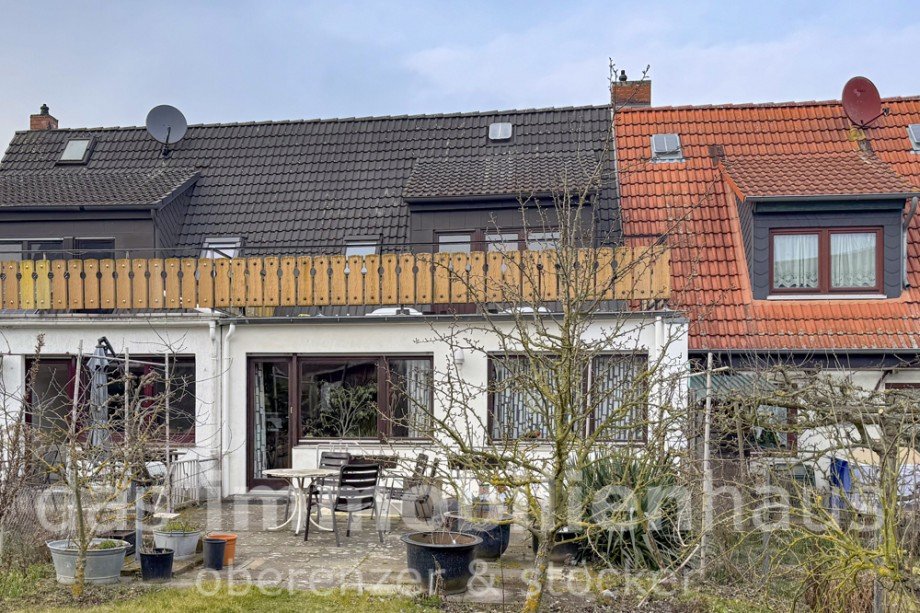 Gartenansicht - Reihenhaus Braunschweig Gartenstadt Reihenmittelhaus Braunschweig / Gartenstadt
