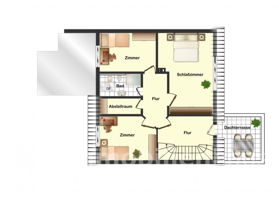 Grundriss DG Reihenhaus Braunschweig / Thune