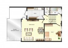 Hochparterre / Zwischengeschoss Split-Level Reihenmittelhaus mit herrlichem Gartengrundst�ck in Melverode