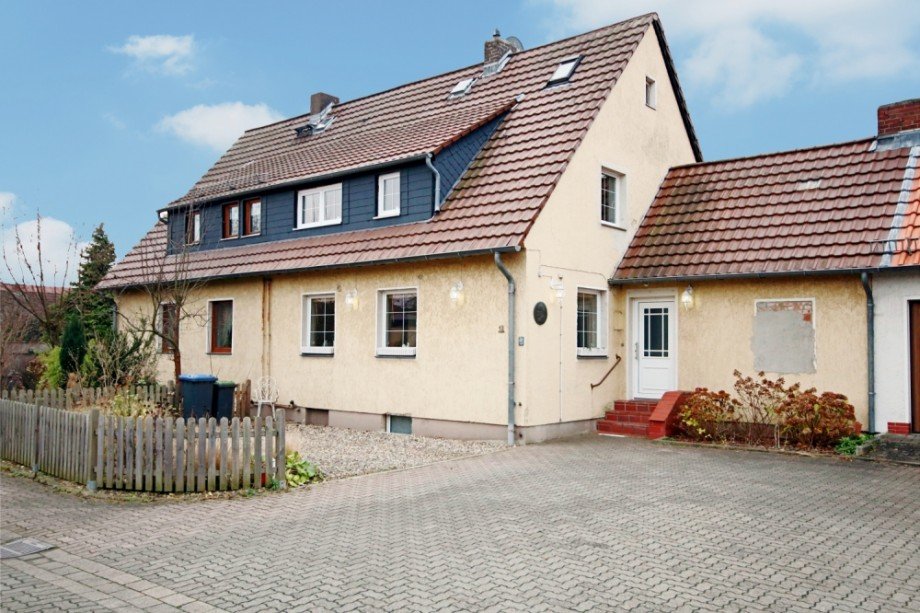 Stra�enansicht Doppelhaush�lfte Wolfenb�ttel