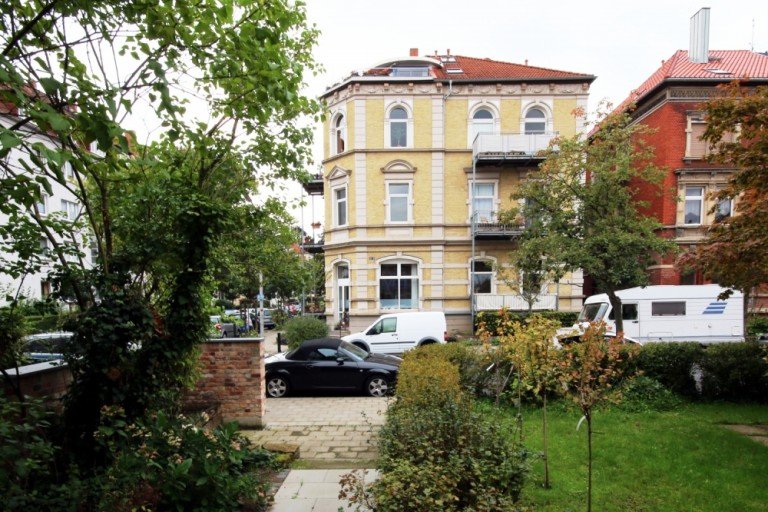 Au�enansicht_Einzel_2Zi Braunschweig Erdgeschosswohnung Sanierte 2 Zi-Altbauwohnung mit Balkon