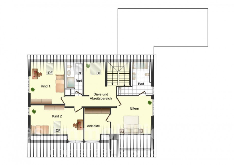 DG Grundriss Einfamilienhaus Braunschweig