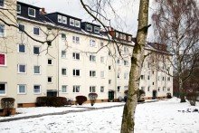 Au�enansicht Sehr gepflegte 3 Zimmer Wohnung mit Balkon im Heidberg