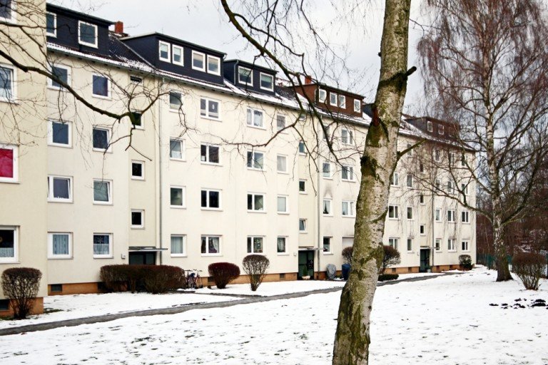 Au�enansicht Braunschweig Etagenwohnung Sehr gepflegte 3 Zimmer Wohnung mit Balkon im Heidberg