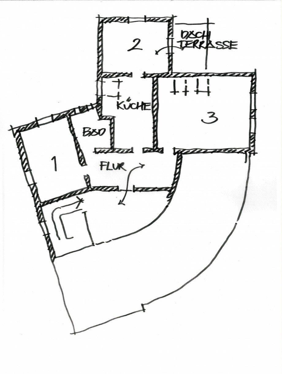 Grundriss Mietwohnung Braunschweig �stliches Ringgebiet Etagenwohnung Braunschweig