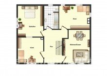 Grundriss OG gro�es Einfamilienhaus Braunschweig Bevenrode Gro�es Haus mit viel Platz und sch�nem Garten in Bevenrode
