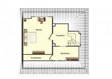 Grundriss DG Doppelhaush�lfte in Lehndorf mit idyllischem Gartengrundst�ck