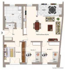 Grundriss Expose Einziehen und  Loswohnen  im Neubau von 2016: 
Modernes Wohnen auf 4 Zimmern im N�rdl. Ringgebiet