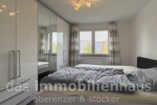 Schlafzimmer Komfortable 3-Zi.-Wohnung mit Tiefgaragenstellplatz