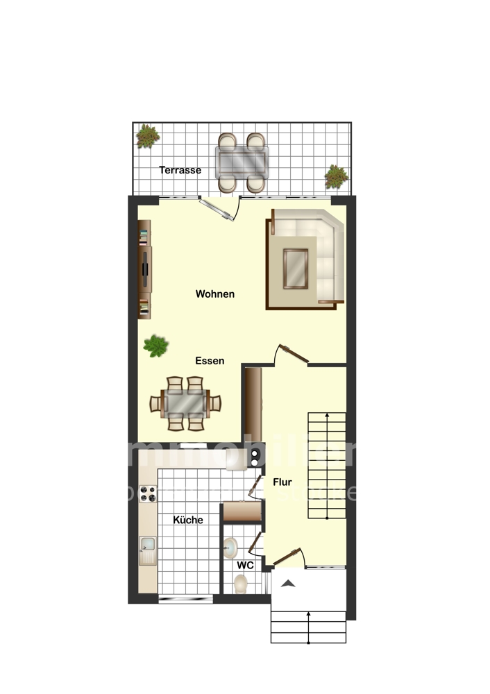 Grdr EG Reihenmittelhaus Braunschweig / Lehndorf