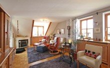 Wohnzimmer Stilvolle Maisonette-Wohnung in Thiede mit 123 m� Platz !