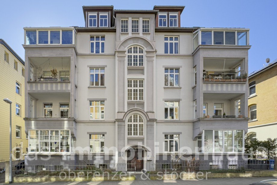 Au�enansicht - Eigentumswohnung im Hochparterre mit Loggia im �stlichen Ringgebiet Braunschweig Erdgeschosswohnung Braunschweig