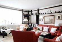Wohnzimmer Sehr gepflegte 3 Zimmer Wohnung mit Balkon im Heidberg