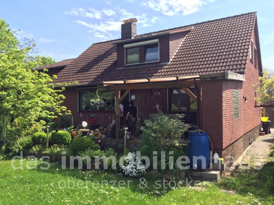 Gartenansicht der Doopelhaush�lfte in Stadlage von Wolfenb�ttel Doppelhaush�lfte Wolfenb�ttel