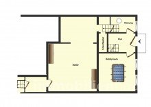 Kellergeschoss / Parterre Split-Level Reihenmittelhaus mit herrlichem Gartengrundst�ck in Melverode